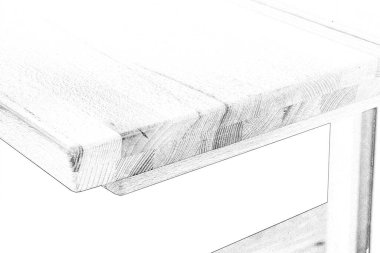 Tahta masa yüzeyi. Doğal ahşap mobilyalar yakın plan fotoğraf arkaplanı. Sağlam ahşap masa ve bacaklar. Eko mobilya üretimi, üretim