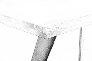 Ahşap mobilya yüzeyi. Doğal ahşap yakın plan fotoğraf arkaplanı. Sağlam ahşap masa ve bacaklar. Eko mobilya üretimi, üretim kavramı