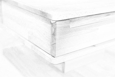 Ahşap mobilya yüzeyi. Doğal ahşap yakın plan fotoğraf arkaplanı. Sağlam ahşap masa ve bacaklar. Eko mobilya üretimi, üretim kavramı