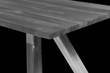 Tahta masa yüzeyi. Doğal ahşap mobilyalar yakın plan fotoğraf arkaplanı. Sağlam ahşap masa ve bacaklar. Eko mobilya üretimi, üretim