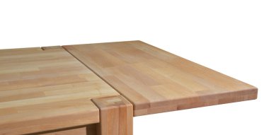 Tahta masa yüzeyi. Doğal ahşap mobilyalar yakın plan fotoğraf arkaplanı. Sağlam ahşap masa ve bacaklar. Eko mobilya üretimi, üretim