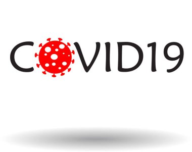Virüs çizimini durdur. Coronavirus COVID19 salgını, salgın kontrolü. Coronavirüs salgınını durdurun. Tehlikeli virüs ikonu çizimi. Coronavirus COVID19 tehdit arkaplanı