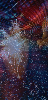 Soyut arkaplan deseni, sunum kapağı illüstrasyonu