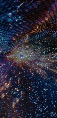 Soyut arkaplan deseni, sunum kapağı illüstrasyonu