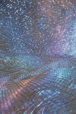 Soyut ışıltılı arka plan deseni, kutlama duvar kağıdı, sunum kapağı. Canlı renkler, şenlikli duvar kâğıdı çizimi