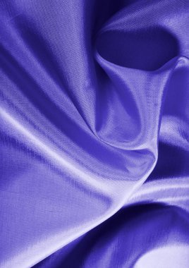 Koyu mavi parlak kumaş dokusu arka plan. Doğal tekstil materyali kapak resmi