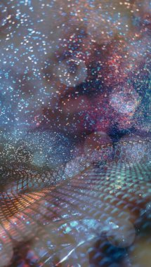 Soyut arkaplan deseni, sunum kapağı illüstrasyonu