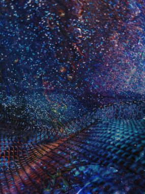 Soyut ışıltılı arka plan deseni, kutlama duvar kağıdı, sunum kapağı. Canlı renkler, şenlikli duvar kâğıdı çizimi