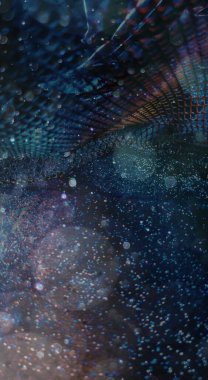 Soyut arkaplan deseni, sunum kapağı illüstrasyonu