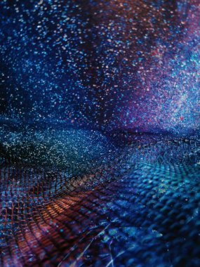 Soyut ışıltılı arka plan deseni, kutlama duvar kağıdı, sunum kapağı. Canlı renkler, şenlikli duvar kâğıdı çizimi