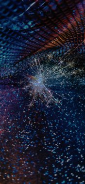 Soyut arkaplan deseni, sunum kapağı illüstrasyonu