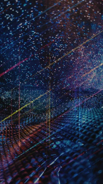 Soyut ışıltılı arka plan deseni, kutlama duvar kağıdı, sunum kapağı. Canlı renkler, şenlikli duvar kâğıdı çizimi