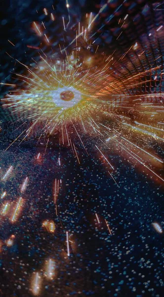 Soyut arkaplan deseni, sunum kapağı illüstrasyonu