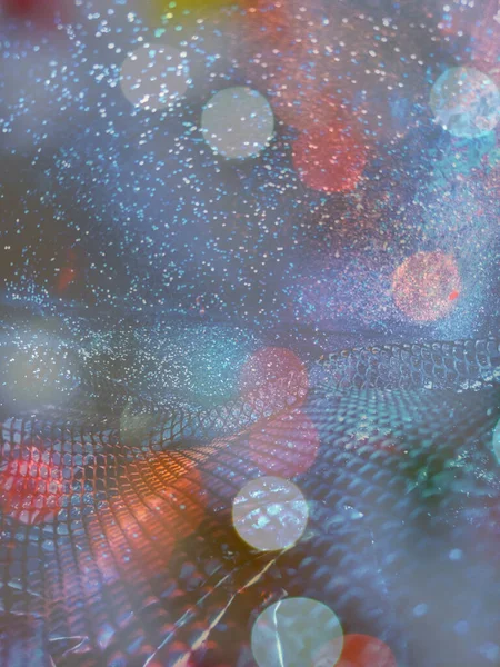 Soyut ışıltılı arka plan deseni, kutlama duvar kağıdı, sunum kapağı. Canlı renkler, şenlikli duvar kâğıdı çizimi