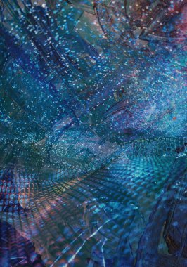 Soyut ışıltılı arka plan deseni, kutlama duvar kağıdı, sunum kapağı. Canlı renkler, şenlikli duvar kâğıdı çizimi