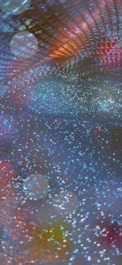 Soyut arkaplan deseni, sunum kapağı illüstrasyonu