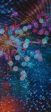 Soyut arkaplan deseni, sunum kapağı illüstrasyonu