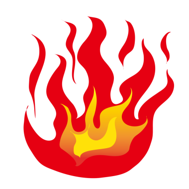 Yüksek çözünürlüklü gerçekçi ateş alevi, şeffaf arkaplanda izole edilmiş, birleştirme, görsel efektler, grafik tasarımı ve dijital sanat eserleri için ideal.