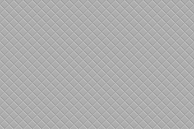 Gri tonlarda yükseltilmiş karelerin veya elmasların geometrik deseni. Şablon bir derinlik hissi yaratır ve örtülü ya da fayanslı bir etki yaratır..