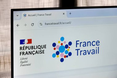 France Travail web sitesi sayfası