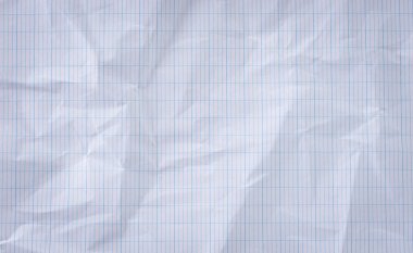 Kapalı beyaz buruşmuş kağıt doku arkaplanı.