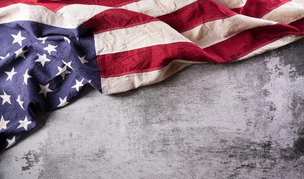 Feliz Concepto Del Día Los Veteranos Banderas Americanas Sobre Fondo —  Fotos de Stock