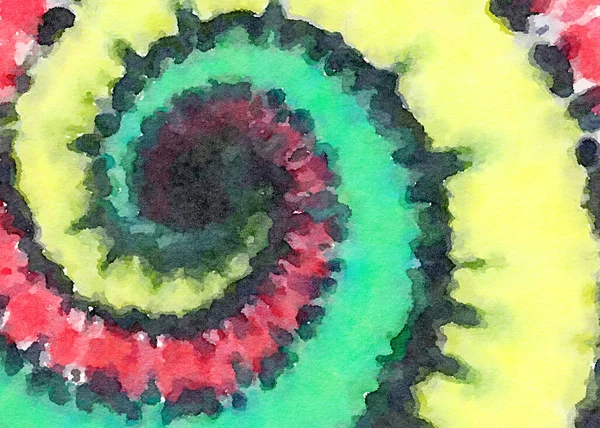 Vacker Tie Dye Mönster Med Akvarell Konsistens Illustration Abstrakt Bakgrund — Stockfoto