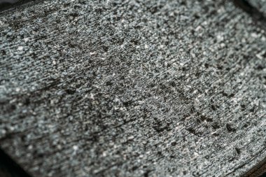 Eskimiş araba fren yastığı yüzeyi soyut gri çizilmiş arka plan