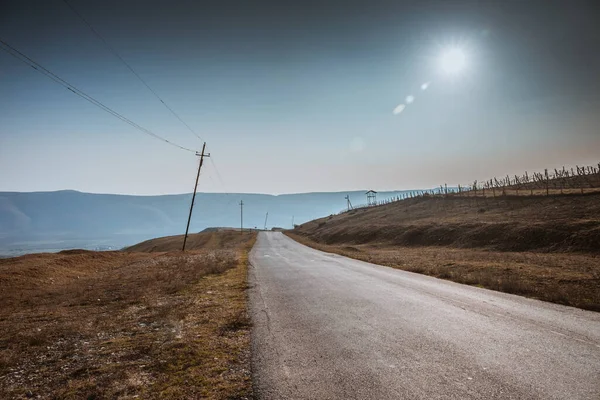 Krásná Krajina Horách Létě Dne Hory Soumraku Ázerbájdžán Kavkaz Khinalig — Stock fotografie