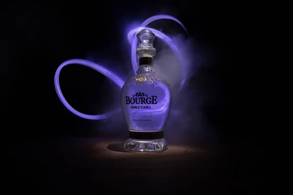 Baku Azerbaijan Jan 2021 Bourge Vodka Est Une Marque Vodka — Photo