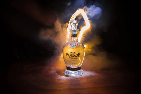 Baku Azerbaijan Jan 2021 Bourge Vodka Est Une Marque Vodka — Photo