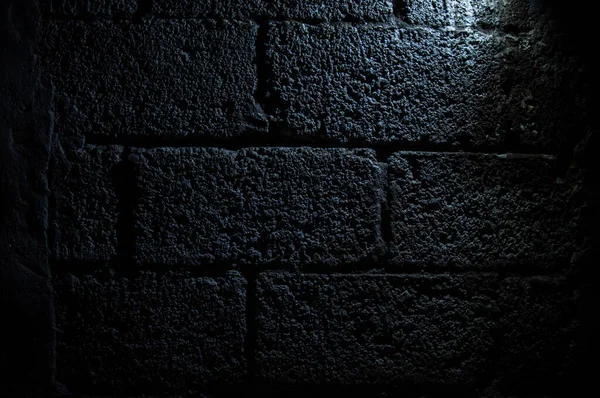 Πέτρα Τοίχο Σκούρο Φόντο Φως Τοίχος Στυλ Grunge Για Φόντο — Φωτογραφία Αρχείου