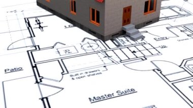 bir ev ve araba satın almak 3D animasyon