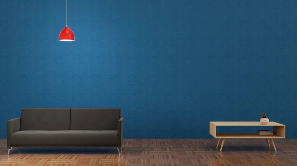 Kahve masasıyla çevrili pembe pastel kanepe. 3D döndürülmüş animasyon.