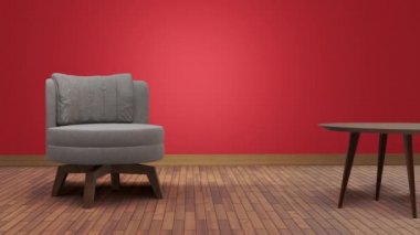 Sandalyenin 3D modeli