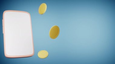 3d render Nakit ve para iade simgesi konsepti