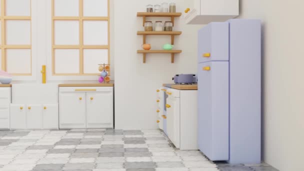 Visualisation 3D de la cuisine jouet — Video