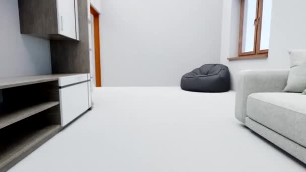 Visualisation Une Maison Avec Mobilier — Video