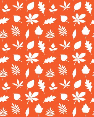 Beyaz elle çizilmiş kusursuz siluet, turuncu arka planda izole edilmiş.