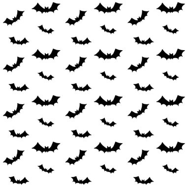 El çiziminin kusursuz şekli beyaz arkaplanda izole edilmiş yarasa silueti çizimi