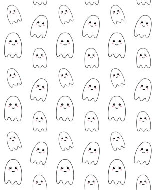 Beyaz arkaplanda izole edilmiş el çiziminin vektörsüz deseni.