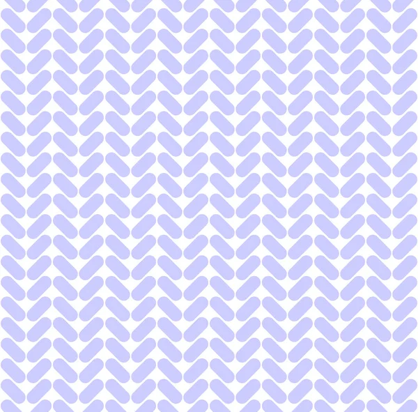 Motif Vectoriel Sans Couture Bleu Dessin Animé Plat Tricot Tissu — Image vectorielle