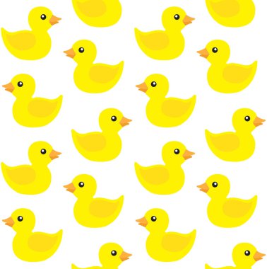 Beyaz arka planda izole edilmiş renksiz düz çizgi film banyo ördeği oyuncağı.