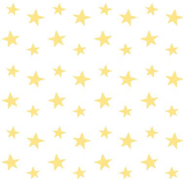 Beyaz arkaplanda izole edilmiş el çizimi çizimi çizim yıldızının vektörsüz deseni