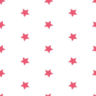 Pembe yıldızların vektörsüz deseni
