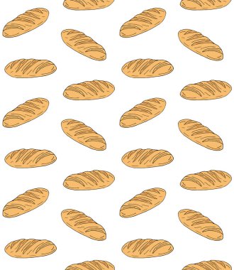 Basit vektör resimleme ekmekleri 