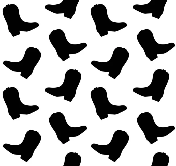 Zapatos Negros Ilustración Conjunto Iconos Calzado — Archivo Imágenes Vectoriales