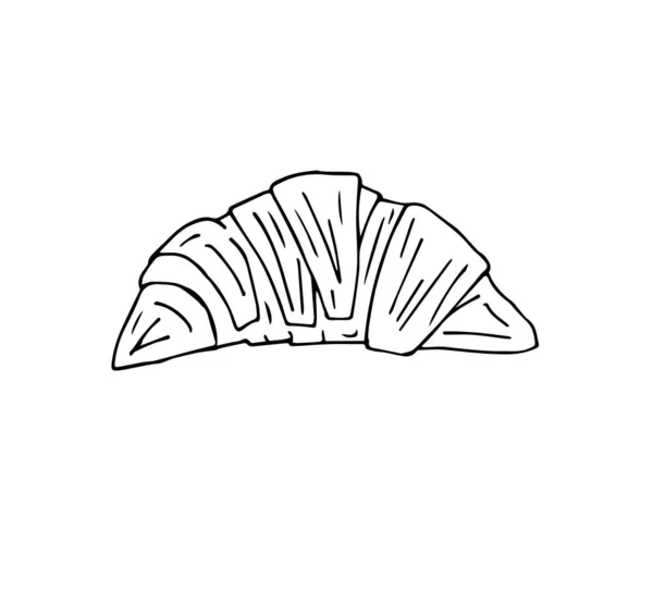 Köstliche Croissant Symbol Vektor Illustration Design — Stockvektor