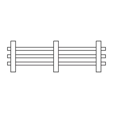 Beyaz arkaplanda izole edilmiş vektör yassı ilçe çit simgesi