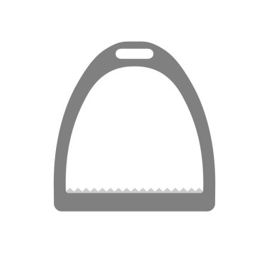 Vector düz at binicisi üzengi üzümü